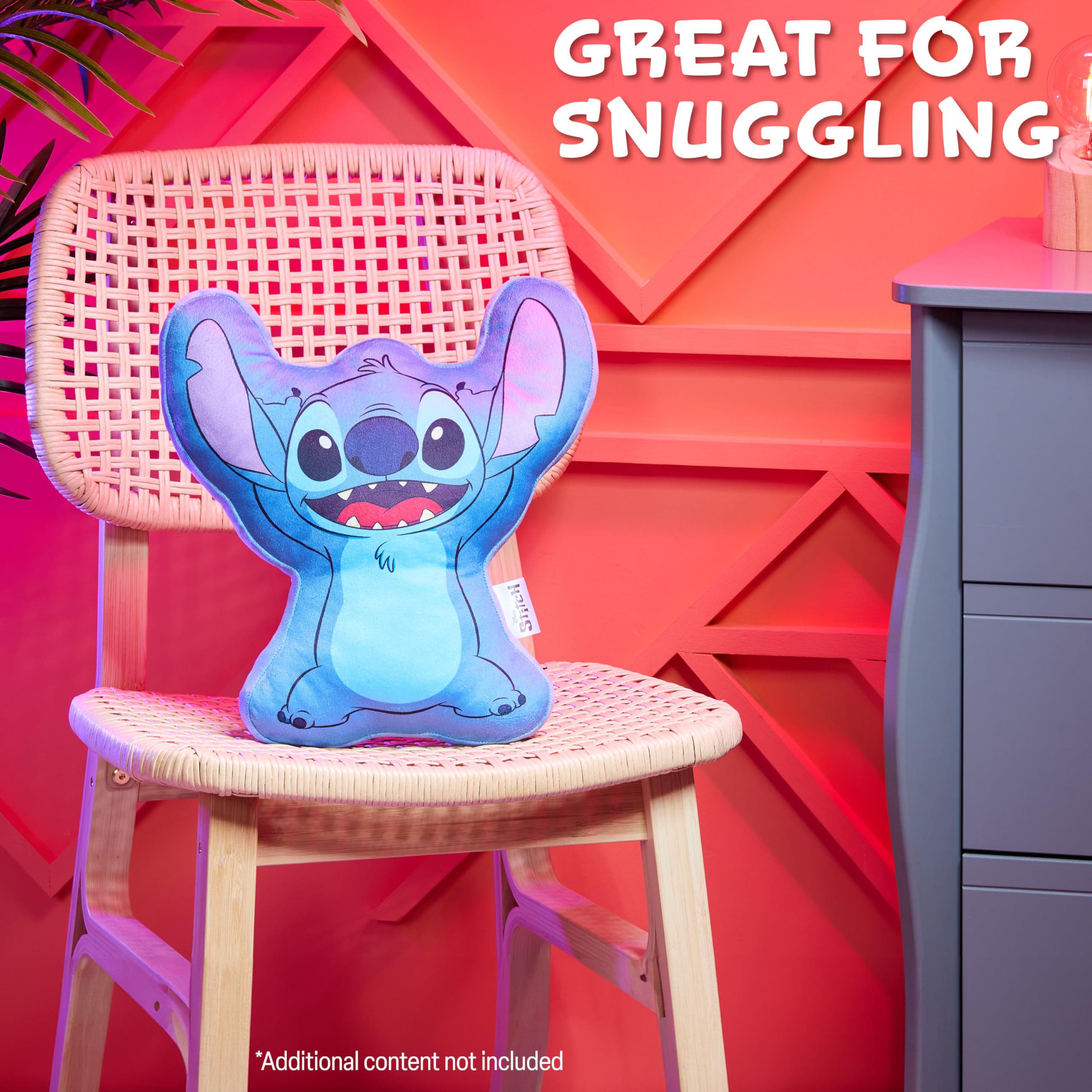 Foto 3 pulgar | Cojín De Cojín De Felpa Disney Stitch 3d Para Niños, Azul, 34 Cm De Largo X 32 Cm De Ancho - Venta Internacional.