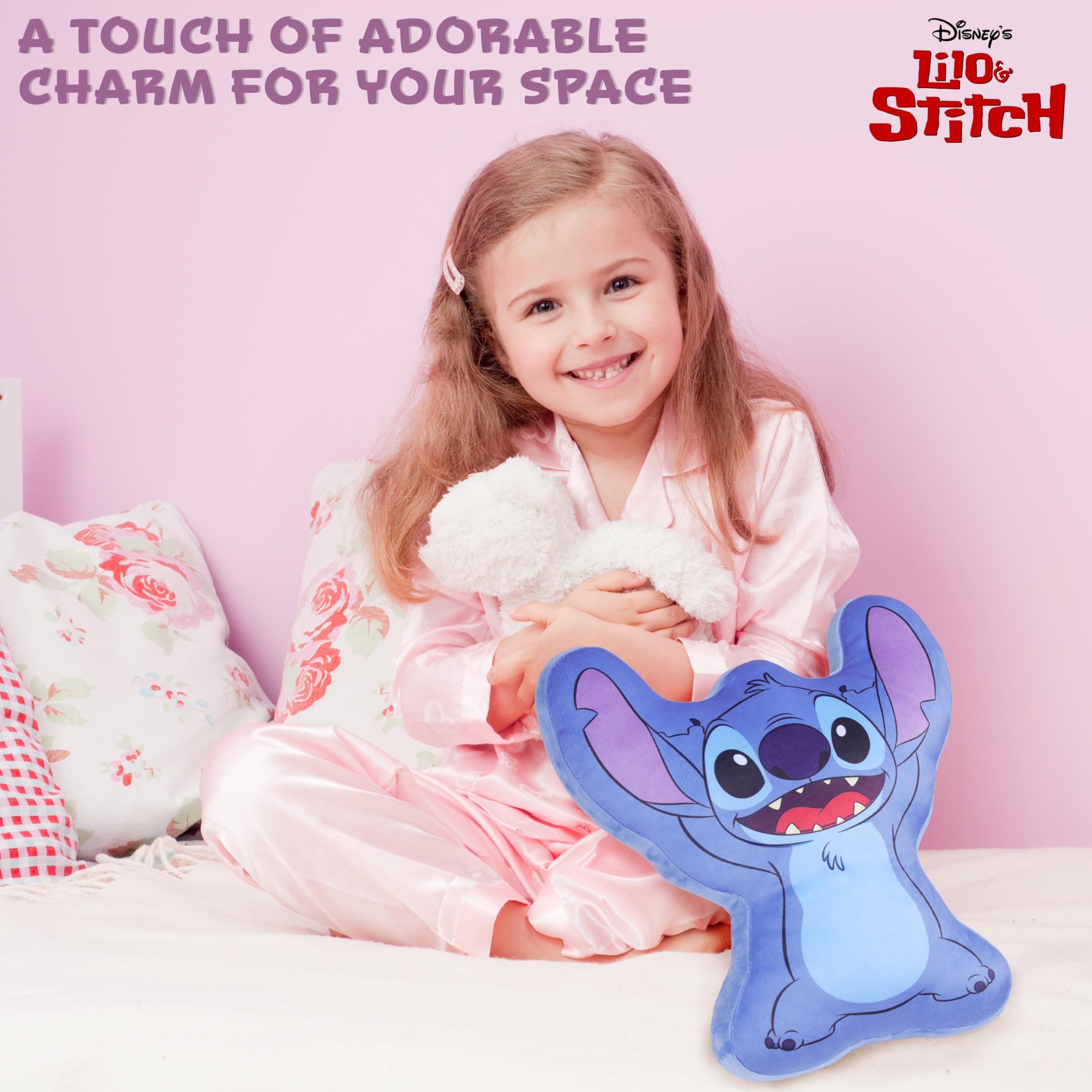 Foto 6 pulgar | Cojín De Cojín De Felpa Disney Stitch 3d Para Niños, Azul, 34 Cm De Largo X 32 Cm De Ancho - Venta Internacional.