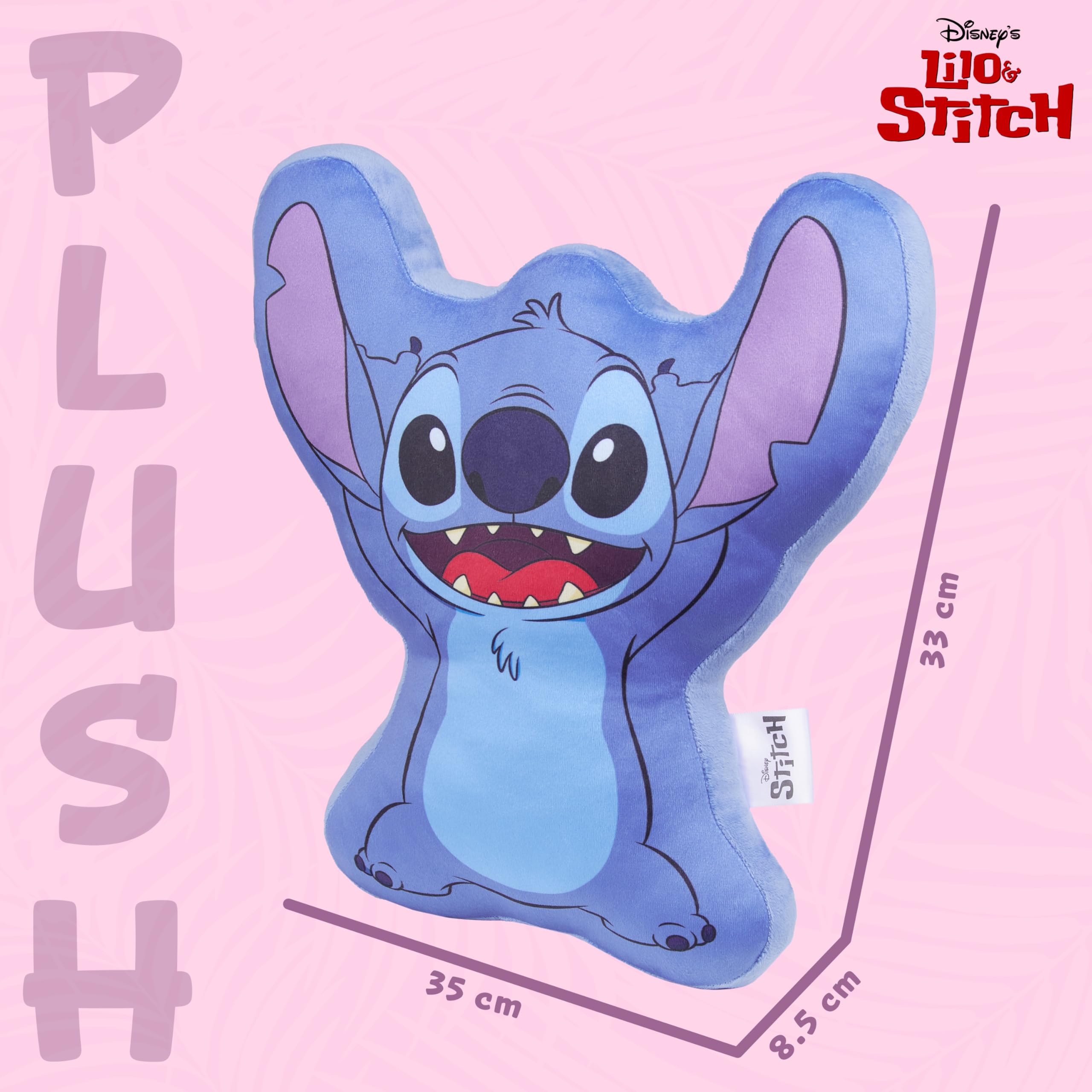 Foto 7 pulgar | Cojín De Cojín De Felpa Disney Stitch 3d Para Niños, Azul, 34 Cm De Largo X 32 Cm De Ancho - Venta Internacional.