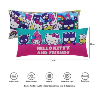 Foto 8 | Almohada Súper Jumbo Hello Kitty Friends