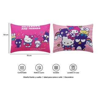 Foto 7 | Almohada Reversible Hello Kitty Friends