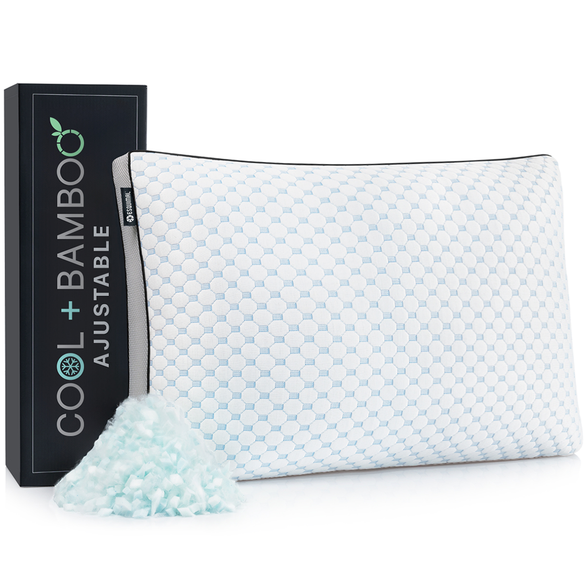 Foto 1 | Almohada Cool +bamboo Esquimal Memory Foam King Size Ajustable Hipoalergénica
