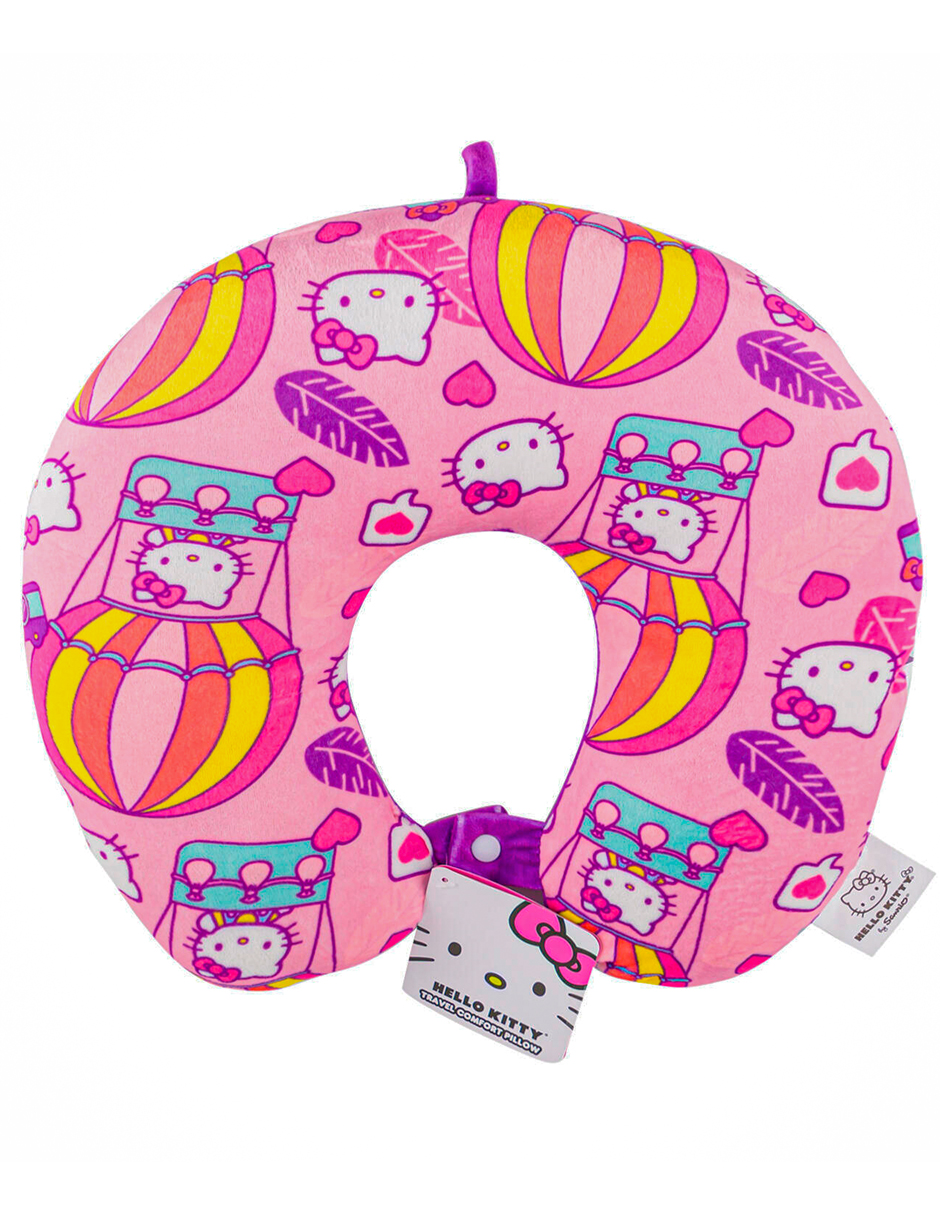 Foto 2 pulgar | Almohada Infantil De Viaje Cuello Forma De U Hello Kitty