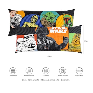 Foto 8 | Almohada Súper Jumbo Star Wars Force