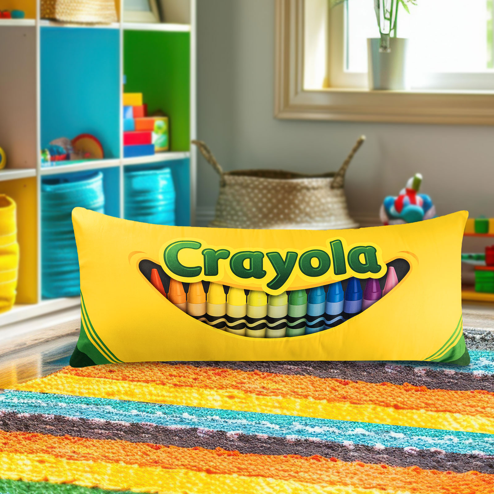 Foto 4 pulgar | Almohada Súper Jumbo Crayola Playful