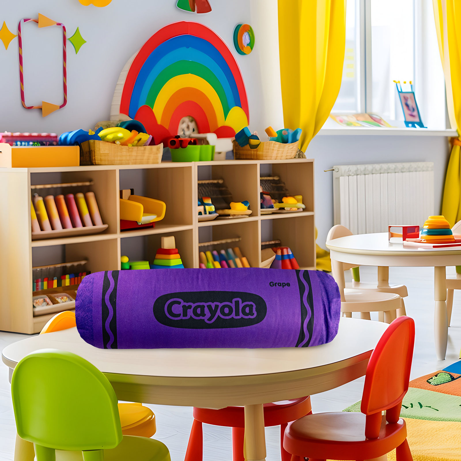 Foto 3 pulgar | Almohada Forma De Crayola Morado