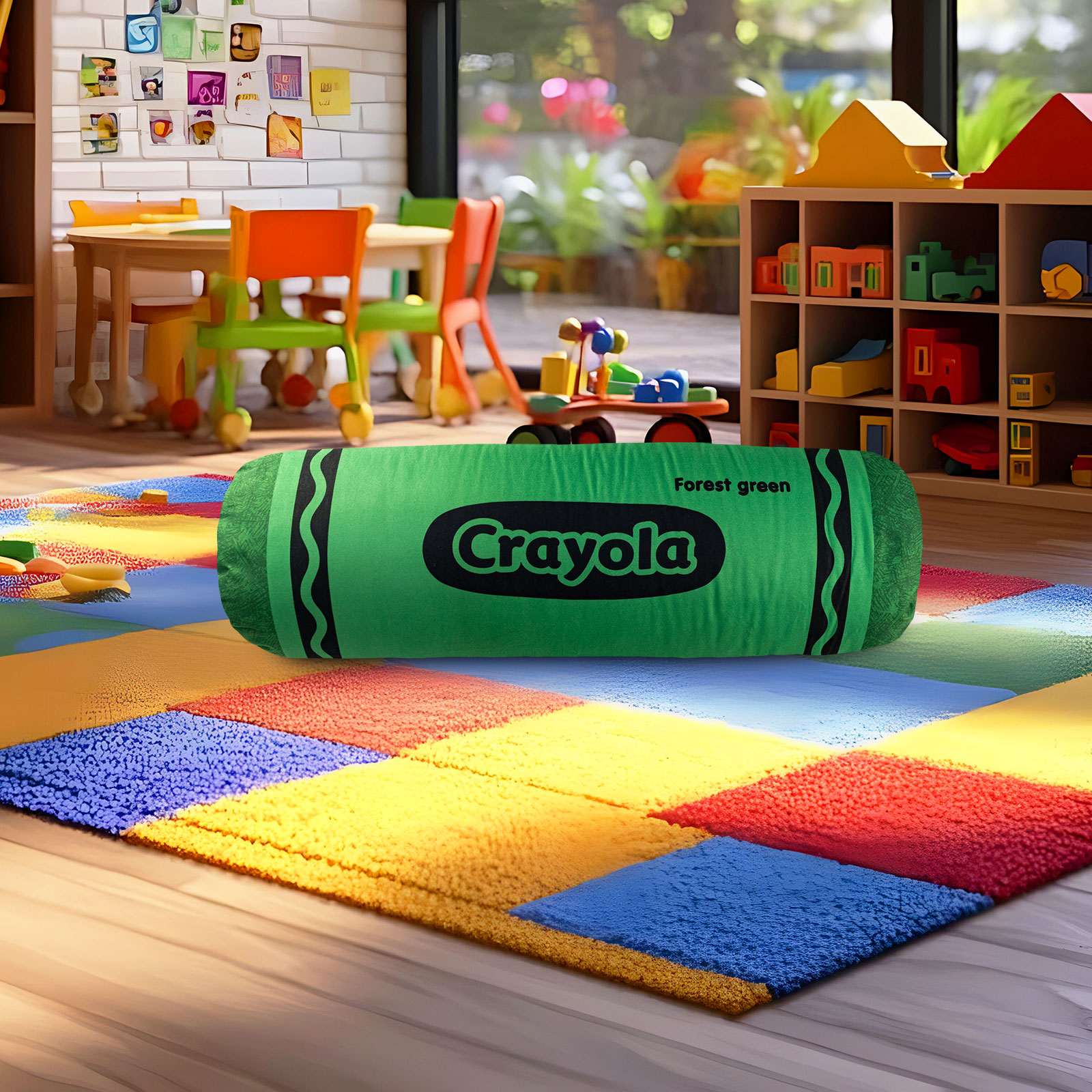 Foto 3 pulgar | Almohada Forma De Crayola Verde