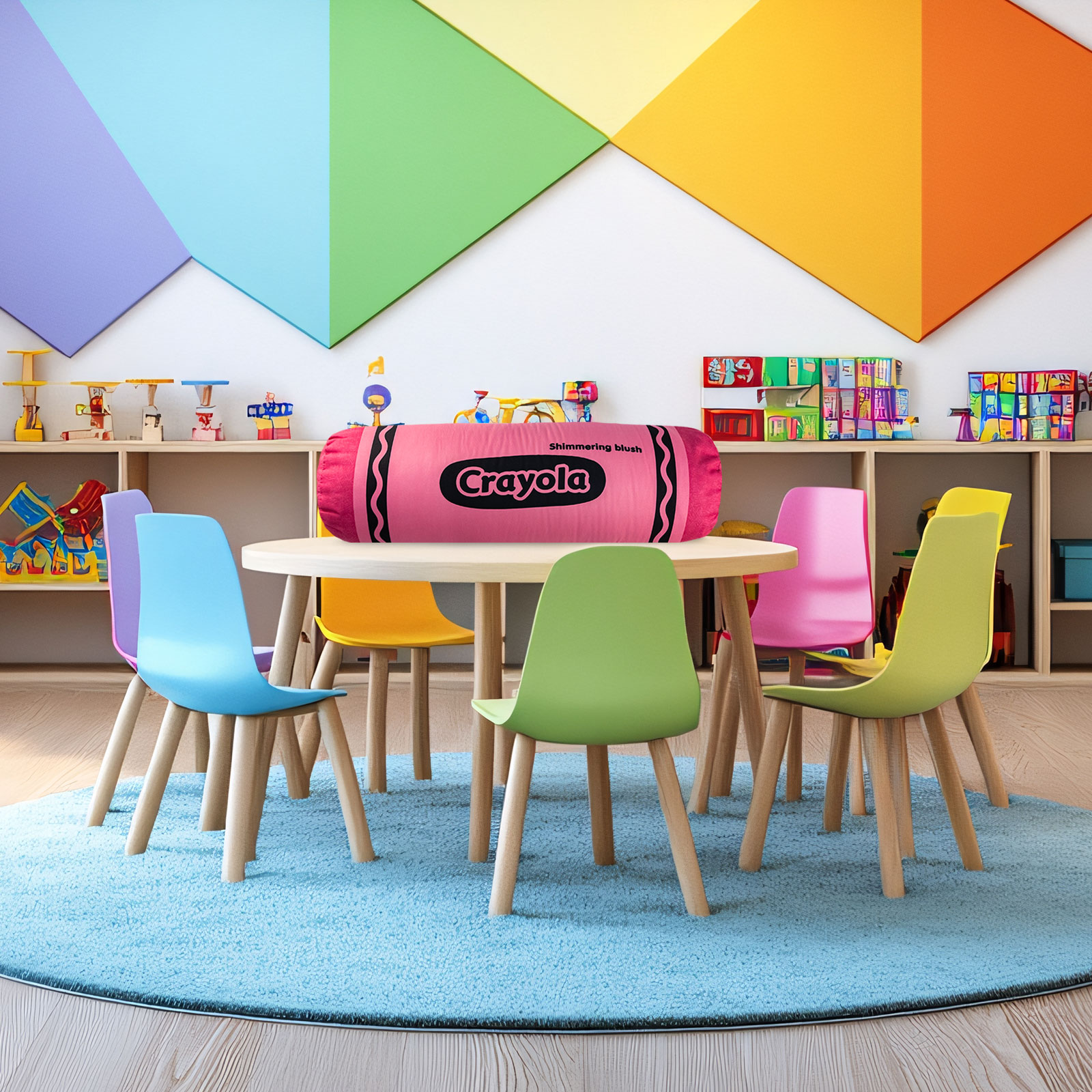 Foto 2 | Almohada Forma De Crayola Rosa