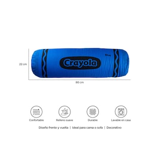 Foto 4 | Almohada Forma De Crayola Azul