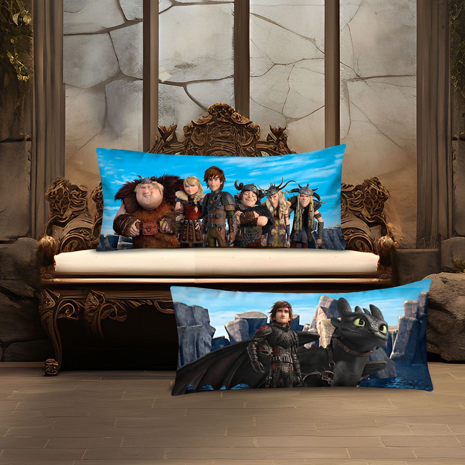 Foto 4 | Almohada Súper Jumbo Dragón Nocturno