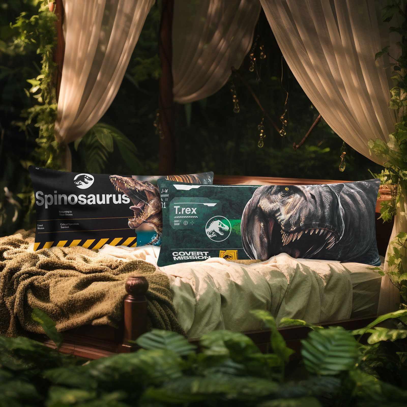 Foto 3 pulgar | Almohada Súper Jumbo Jurassic World Rex