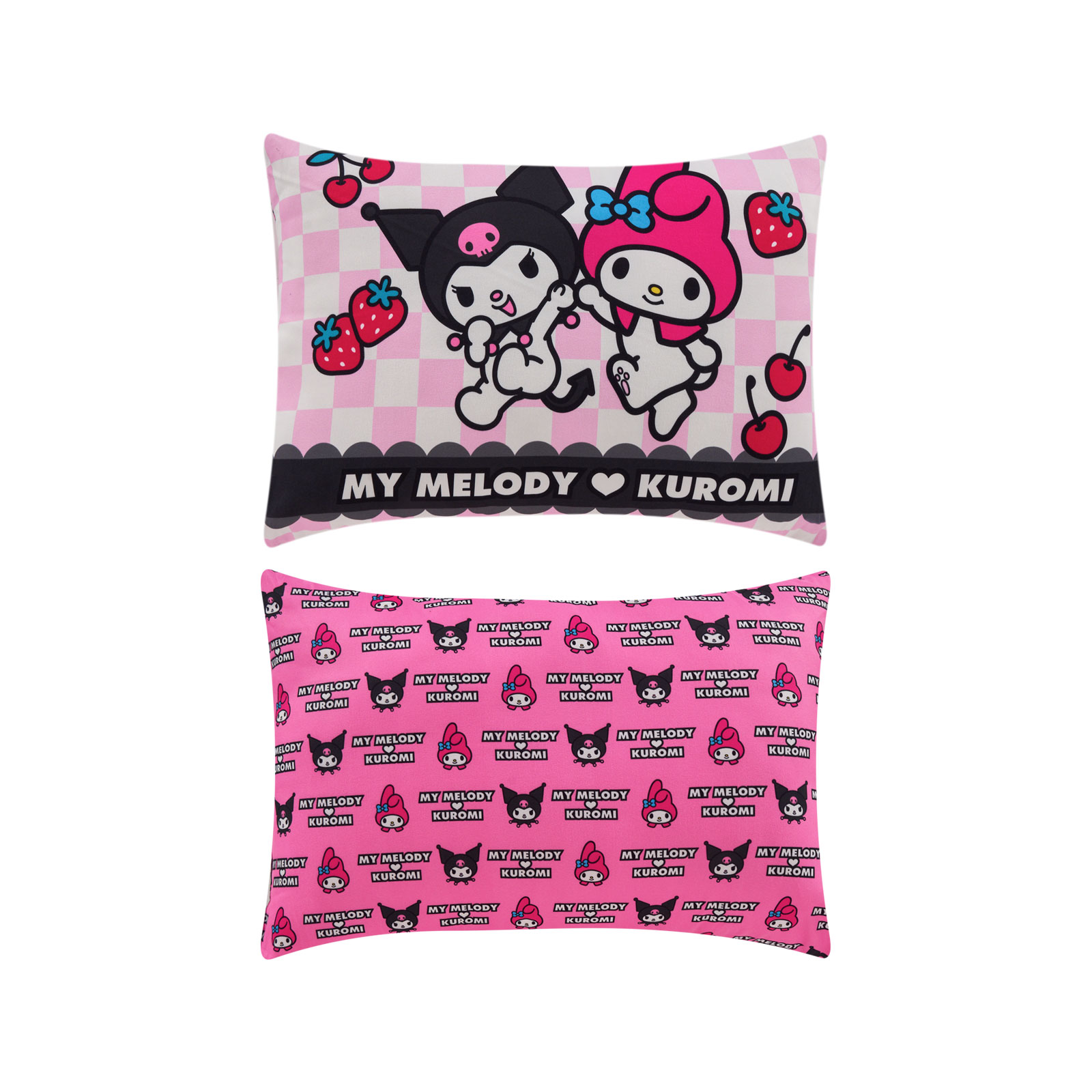 Foto 2 pulgar | Almohada Reversible Kuromi Y My Melody