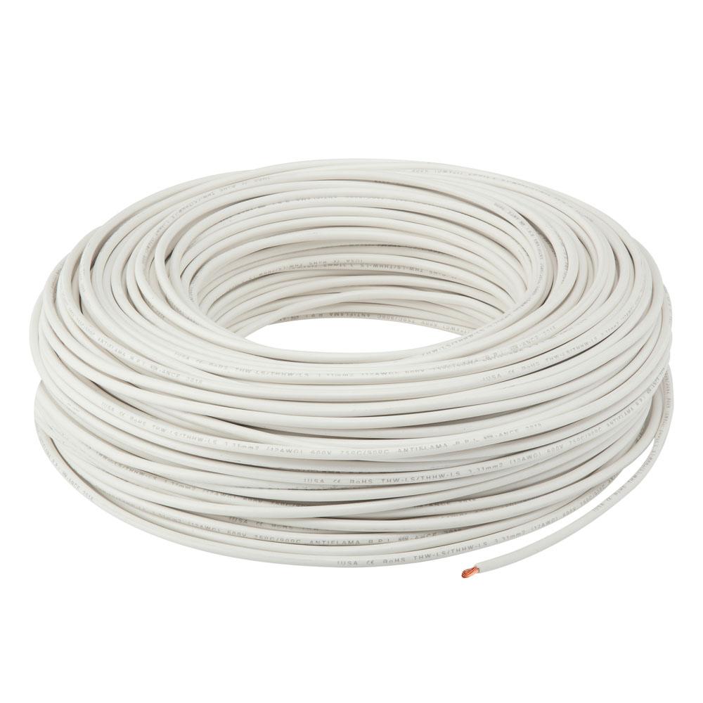 Foto 2 pulgar | Cable Thw-ls/thhw-ls Ce Rohs 10 Awg En Caja Color Blanco