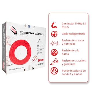 Foto 2 | Cable Calibre 12 Thw-ls / Thhw-ls 100 M Blanco