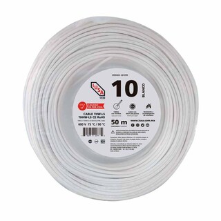 Foto 1 | Cable Thhw-ls Rohs Calibre 10 Awg Blanco 50m