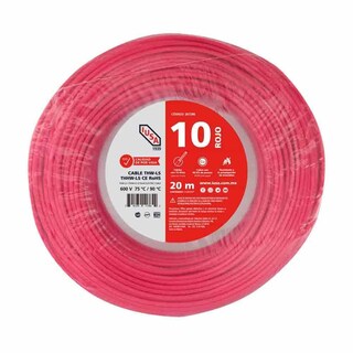 Foto 1 | Cable Thhw-ls Rohs Calibre 10 Awg Rojo 20m