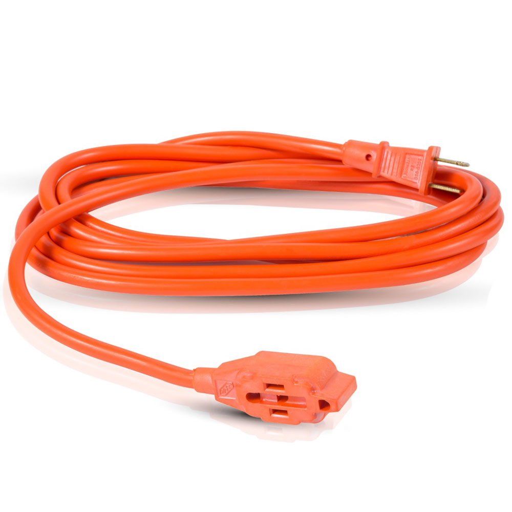 Extensión Eléctrica Iusa color Anaranjado de Uso Rudo 10 m 2x16 Awg