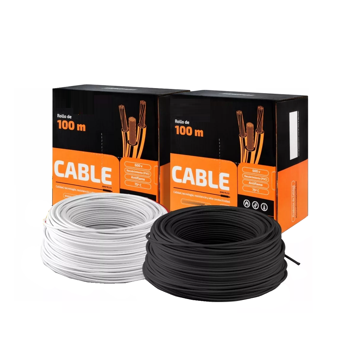Foto 1 | Paquete 2 Rollos Thw Cal. 12, 100 Metros Eo Safe Imports Esi-9262 Multicolor