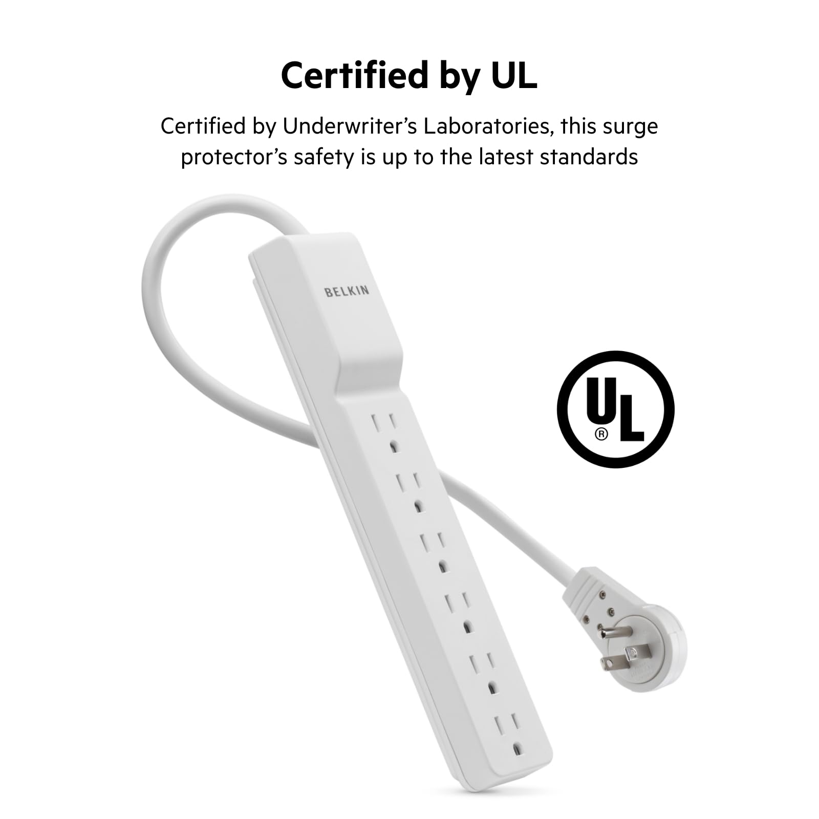 Foto 5 | Protector Contra Sobretensiones Power Strip Belkin, 6 Salidas, 720 Julios, Blanco - Venta Internacional.