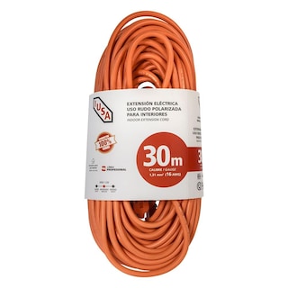 Foto 1 | Extension Anaranjada De Uso Rudo, Iusa, 2 X 16 Awg 30 M