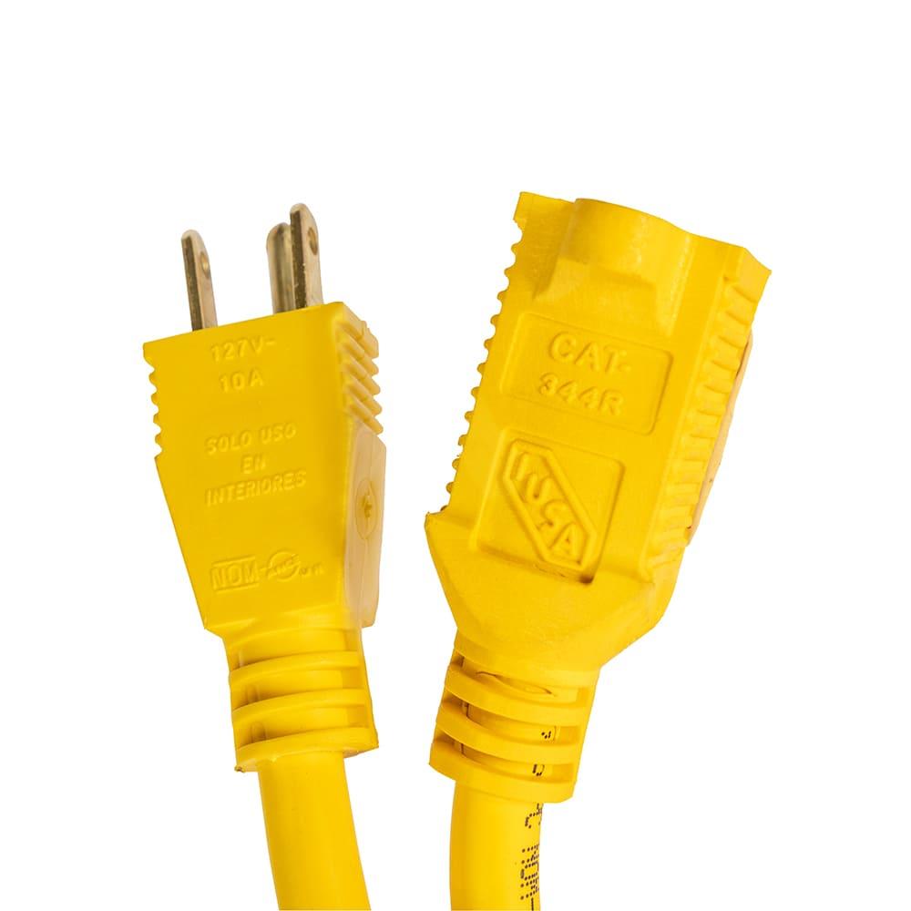 Foto 4 | Extension Amarilla De Uso Rudo, Iusa, 3 X 14 Awg, 20 M