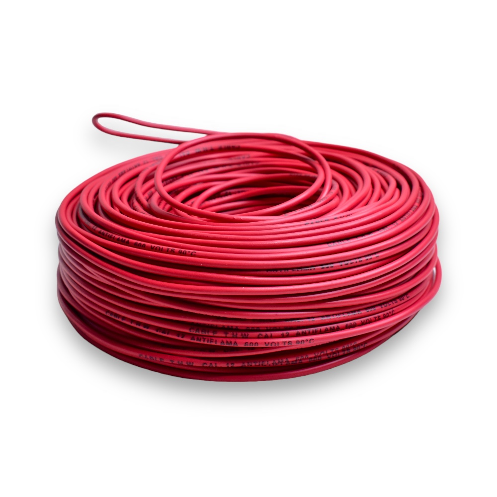 Foto 2 | Cable De Cobre Akron Calibre 12 90mts Rojo