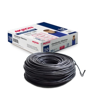 Foto 1 | Cable De Cobre Akron Calibre 10 90mts Negro