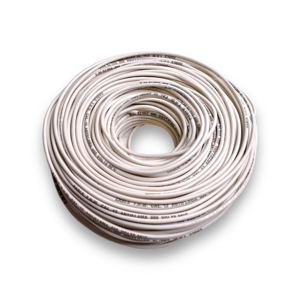 Foto 3 pulgar | Cable De Cobre Akron Calibre 12 90mts Blanco