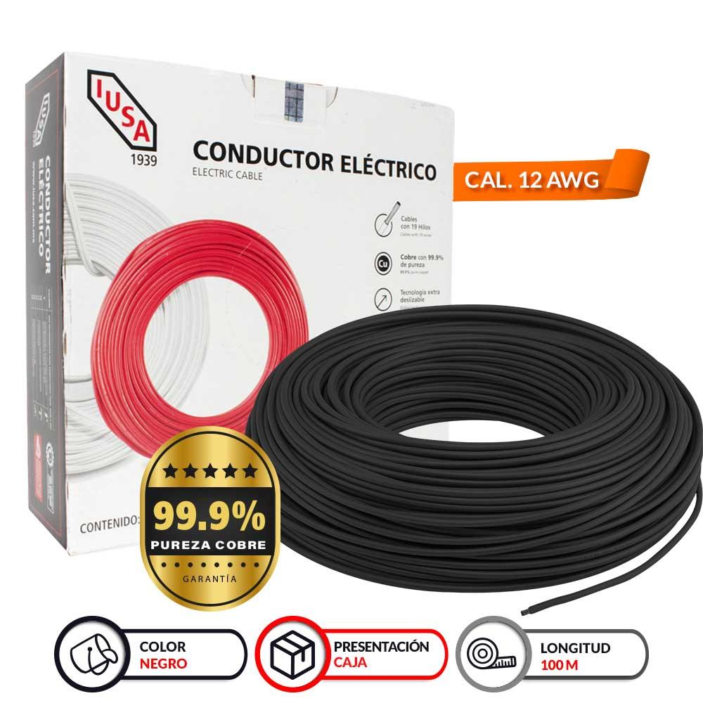Foto 3 pulgar | Alambre Thw-ls/thhw-ls Ce Rohs 12 Awg Iusa En Caja Color Negro
