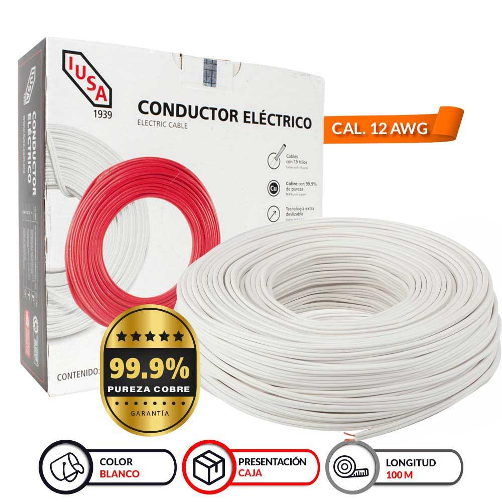 Foto 4 | Alambre Thw-ls/thhw-ls Ce Rohs 12 Awg Iusa En Caja Color Blanco