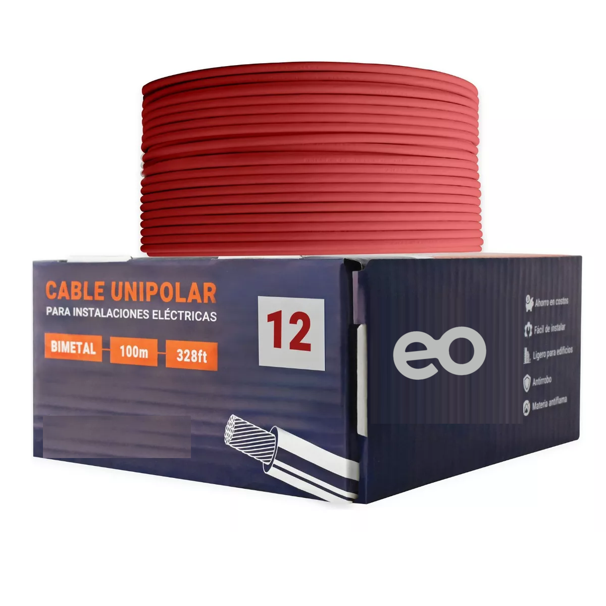 Foto 3 pulgar | Set Dos Cajas Cable Calibre 12 Cada Una Eo Safe Imports Esi-8298-1 Multicolor