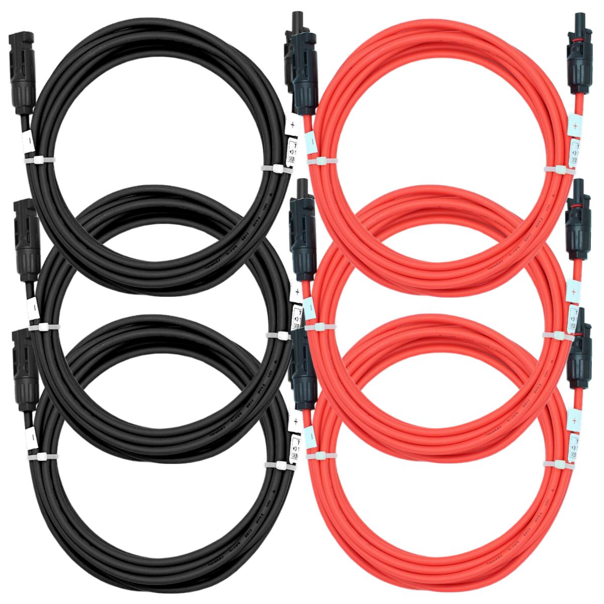 Foto 3 pulgar | Cable Fotovoltaico Rojo Ventdepot Mxsoe-091 3kits Multucolor