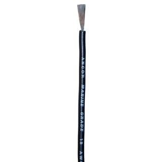 Foto 4 | Cable Ancor 100010 De Cobre Estañado, 18 Awg (0,8 Mm2), Negro, 30 M - Venta Internacional.
