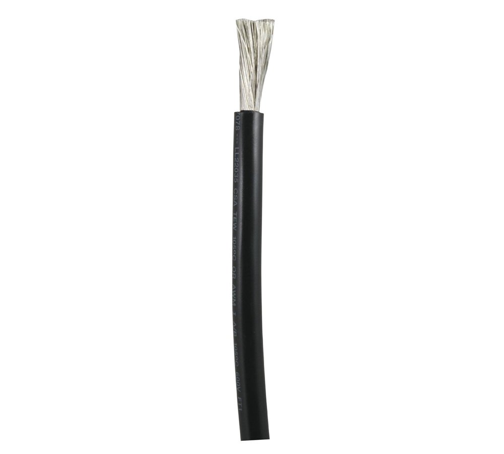Foto 5 pulgar | Cable Ancor 111002 De Cobre Estañado, 8 Awg (8 Mm²), Negro, 7,6 M - Venta Internacional.