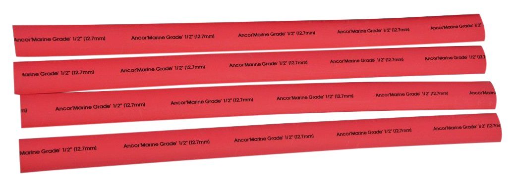 Tubos Termorretráctiles Ancor 306606, Grado Marino, 19 Mm, Rojo, Paquete De 4 - Venta Internacional.