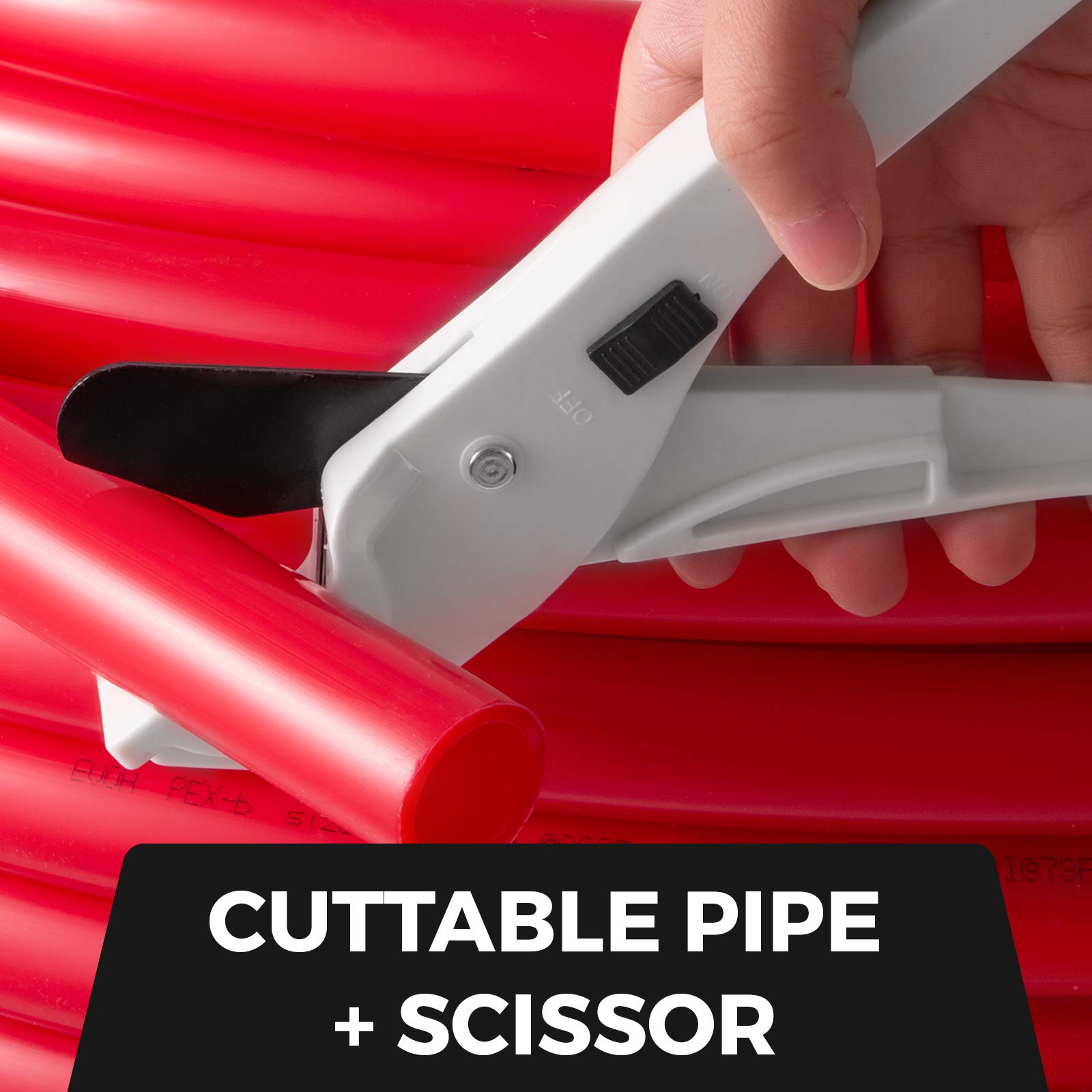Foto 4 pulgar | Tubo Pex Vevor Oxygen Barrier 500 Ml, Tubo Pex Rojo De 16 Mm - Venta Internacional.