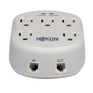 Foto 4 | Protector Contra Sobretensiones Power Strip Tripp Lite De 5 Enchufes Con Cable De 25 Pies - Venta Internacional.