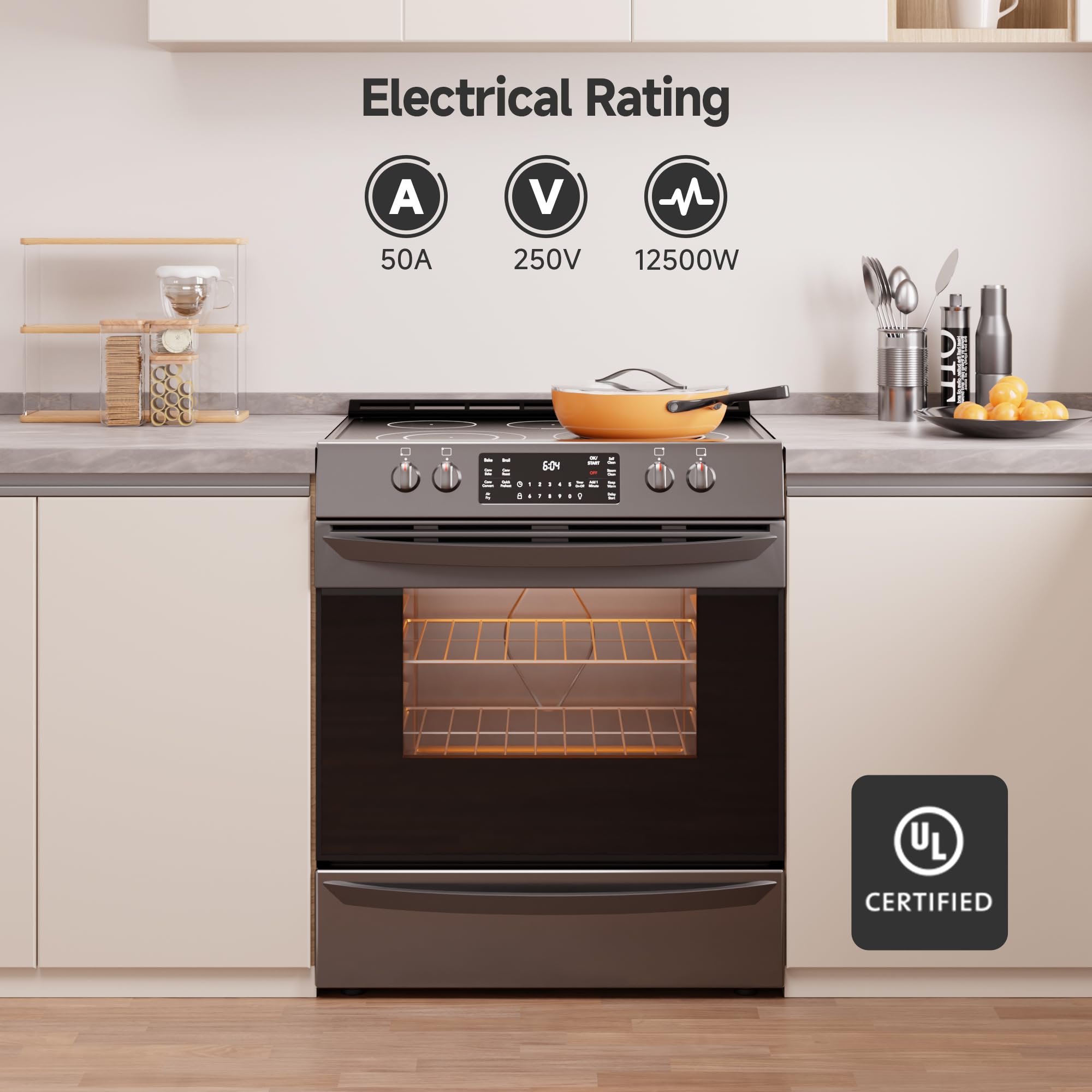 Foto 4 | Cable Range Cord Matters De 4 Puntas A 4 Hilos, 50 A, 4 Pies, Resistente - Venta Internacional.