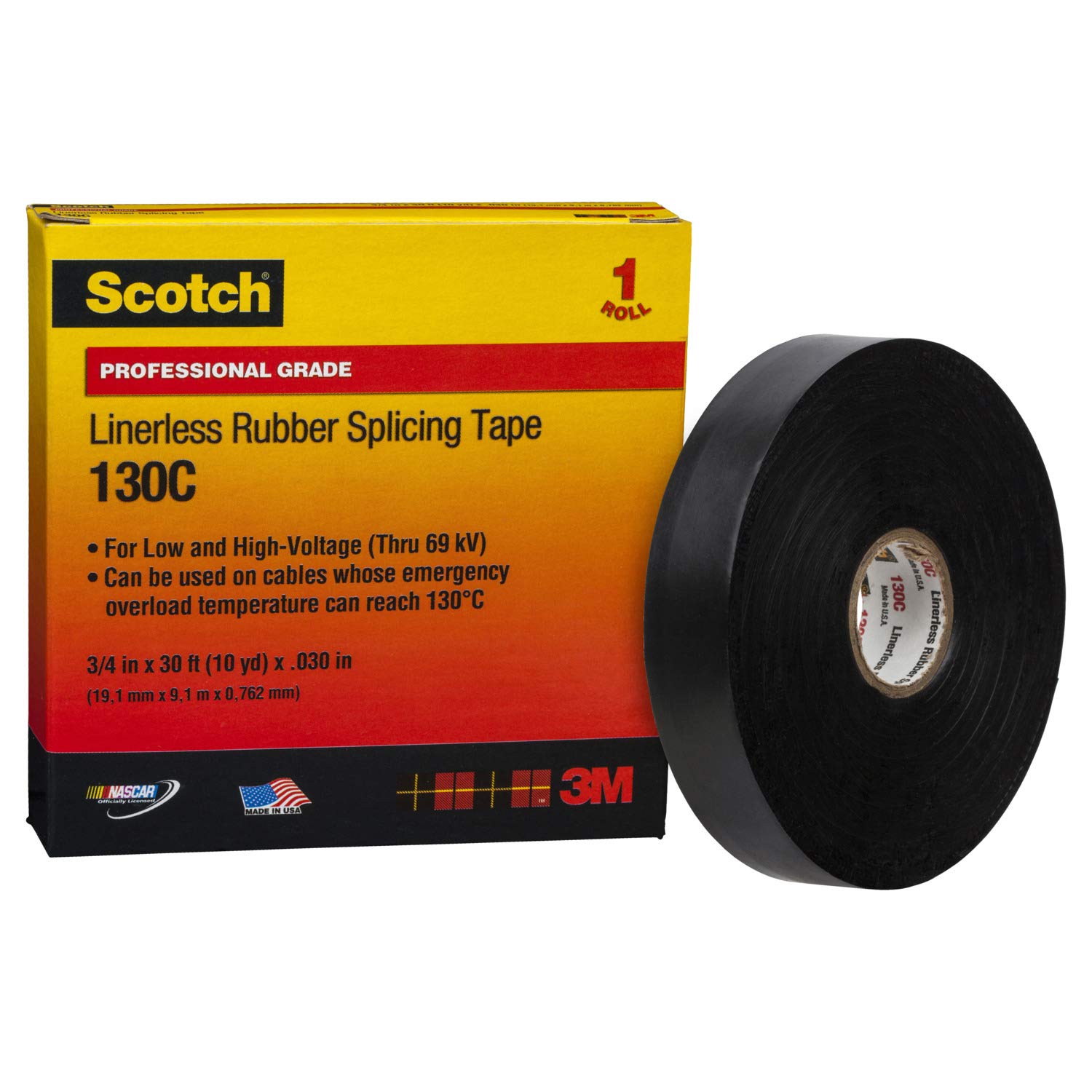 Foto 2 | Cinta De Empalme Eléctrico 3m Scotch 130c Para Cables De 3/4 Pulgadas X 30 Pies - Venta Internacional.