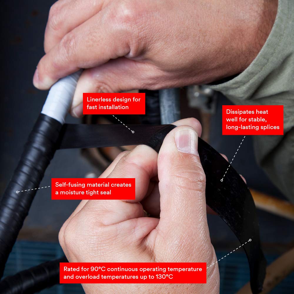 Foto 4 pulgar | Cinta De Empalme Eléctrico 3m Scotch 130c Para Cables De 3/4 Pulgadas X 30 Pies - Venta Internacional.