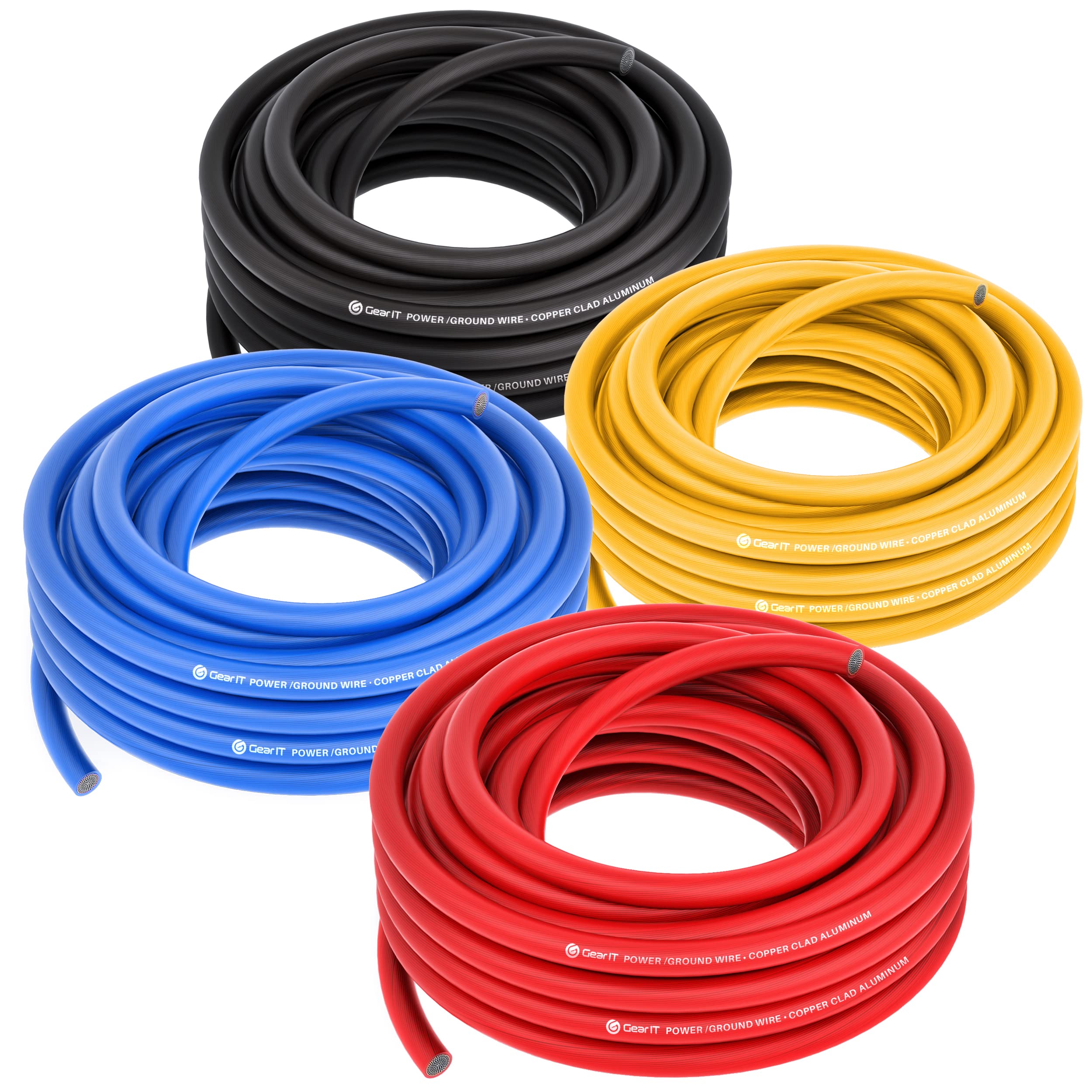 Foto 1 | Cable Gearit, Calibre 12, Aluminio Revestido De Cobre, Cca, 200 Pies - Venta Internacional.