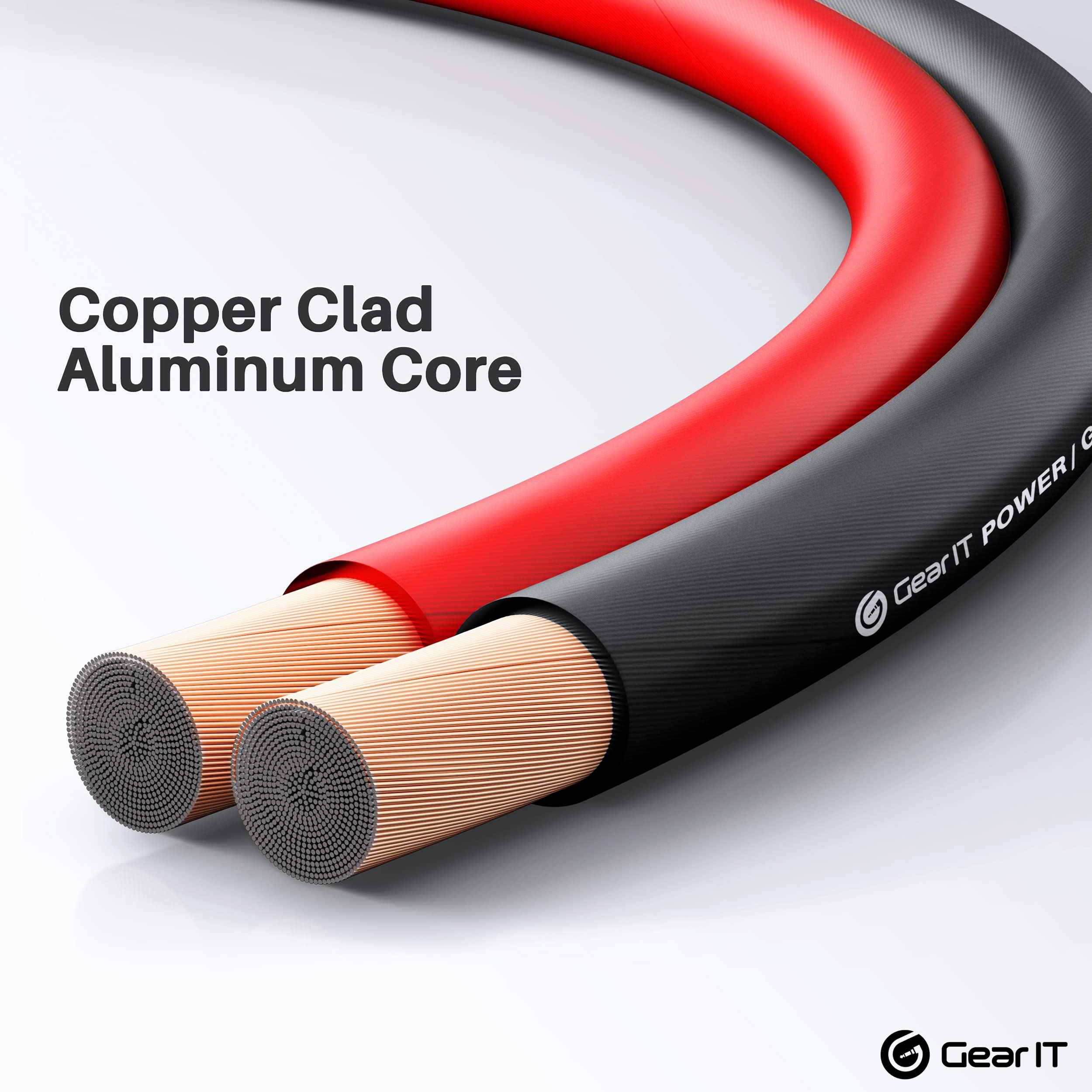 Foto 4 | Wire Gearit Calibre 14 (30,48 M Cada Uno, Negro/rojo), Cobre Cca - Venta Internacional.