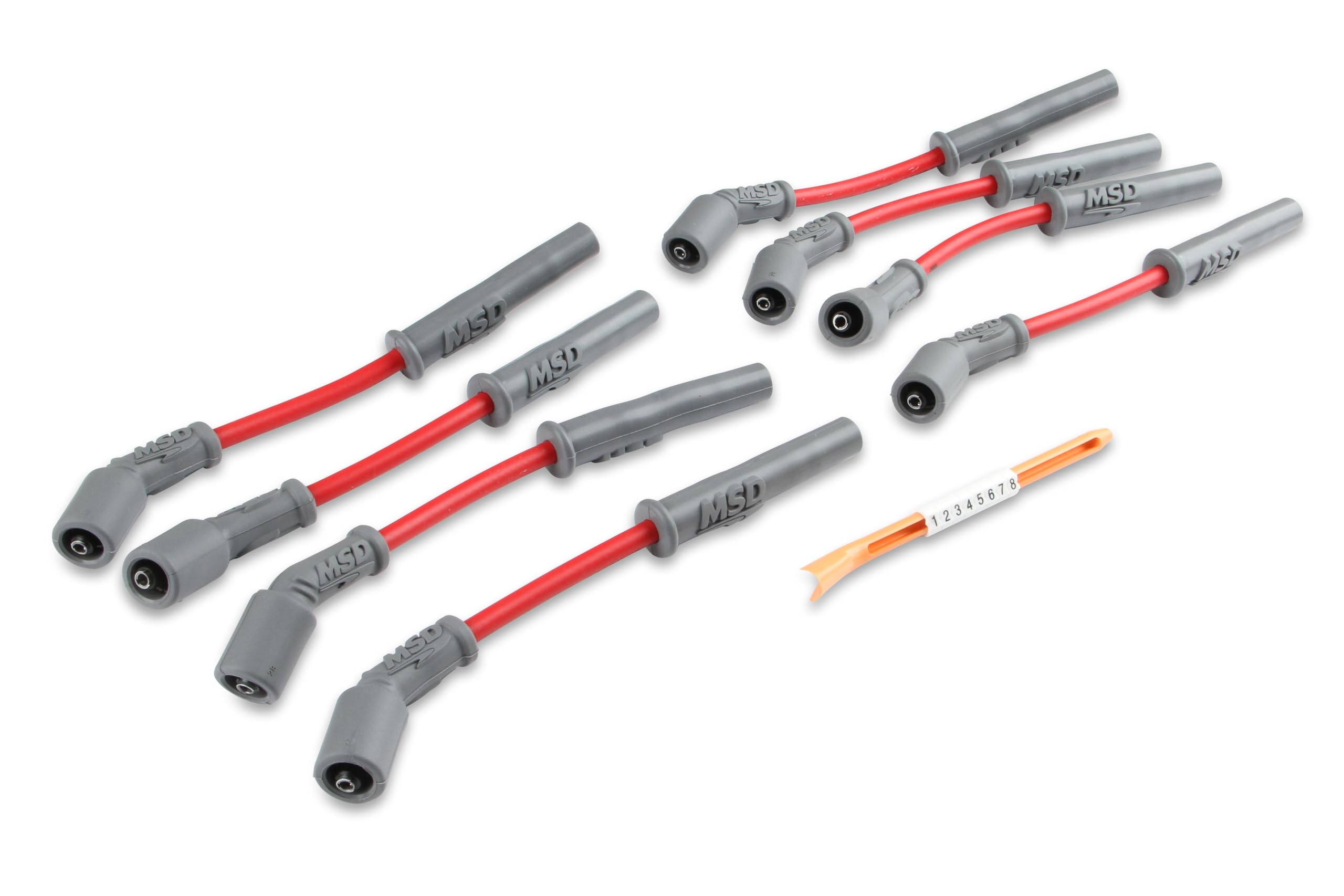 Foto 5 | Juego De Cables Para Bujías Msd 32819 Super Conductor, Color Rojo - Venta Internacional.