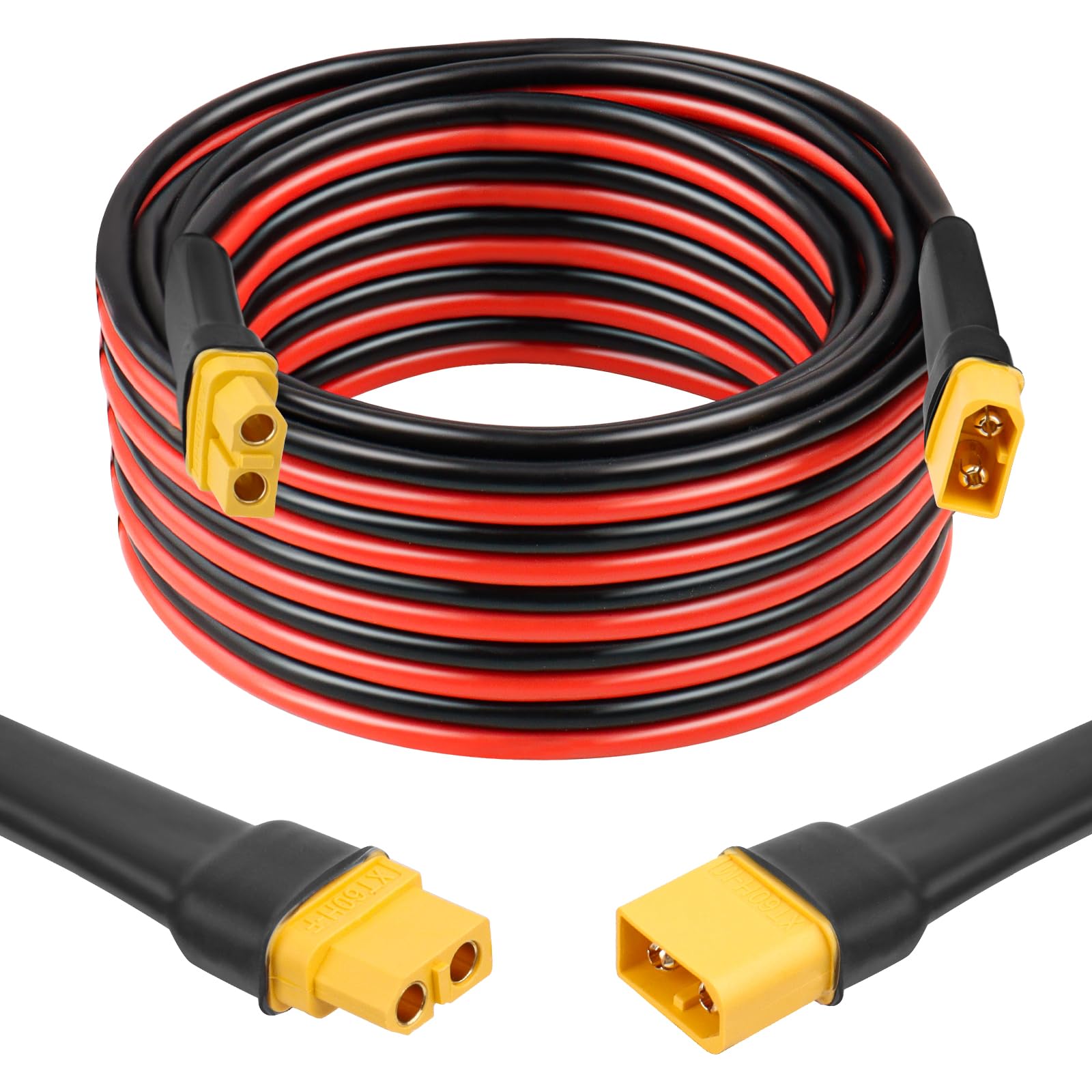 Foto 2 pulgar | Cable De Extensión Xt60 De Cobre Estañado De 6 M Y 10 Awg Para Modelos Rc - Venta Internacional.