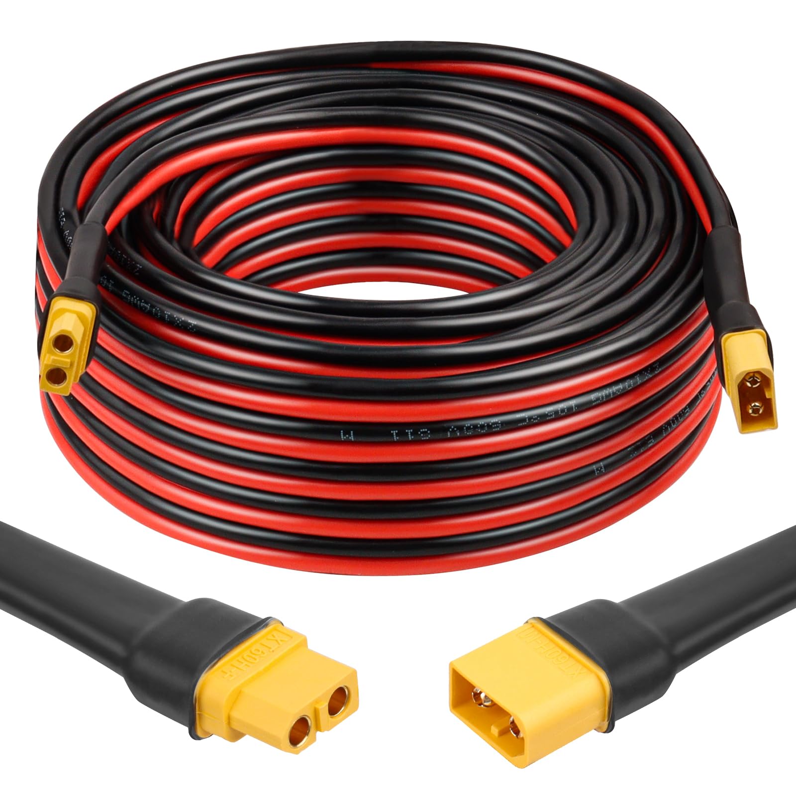 Cable De Extensión Xt60 Xrds-rf, 12 M, 10 Awg, Alambre De Cobre Estañado - Venta Internacional.