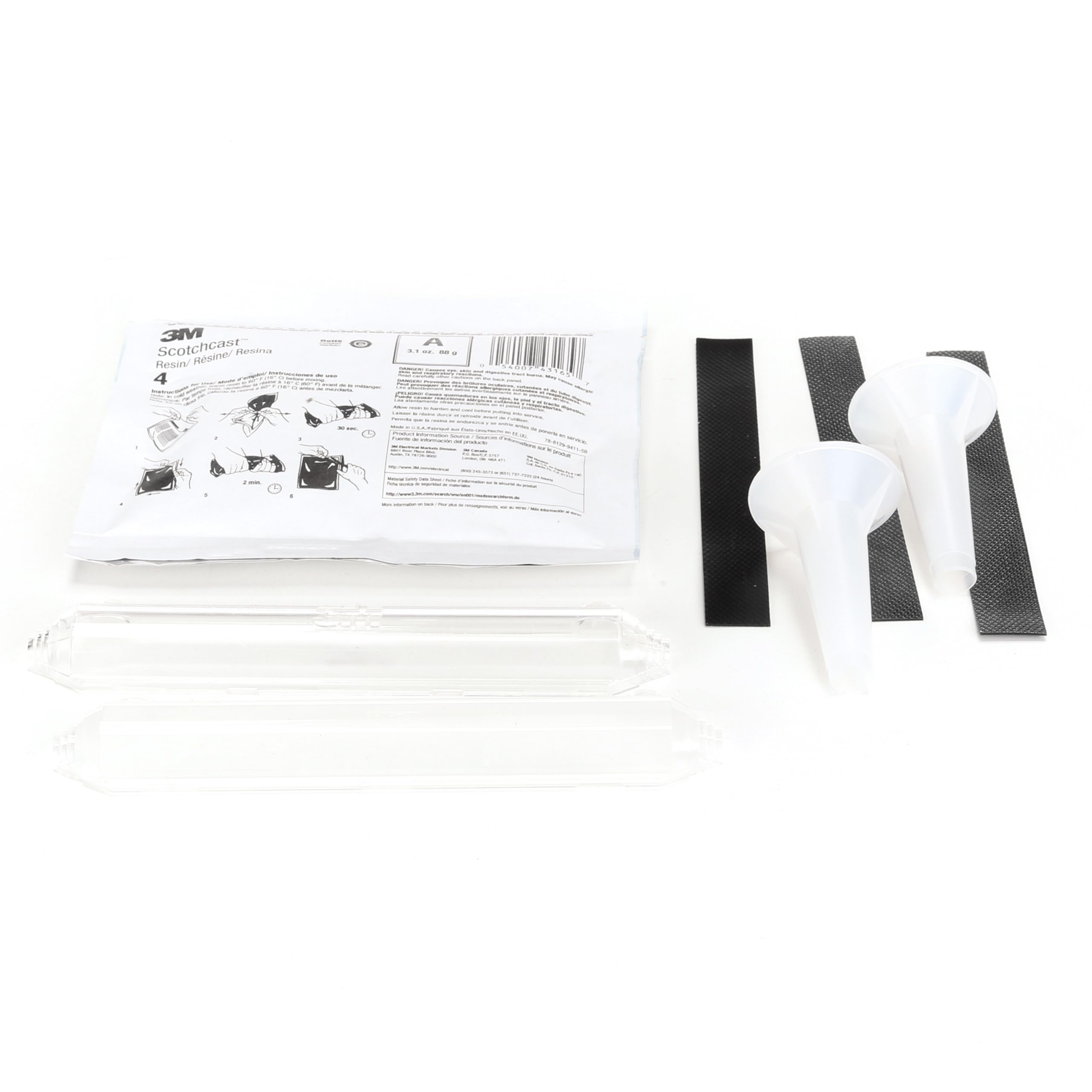 Kit De Empalme De Cables De Alimentación 3m Scotchcast 82-a1n De Hasta 2 Awg - Venta Internacional.