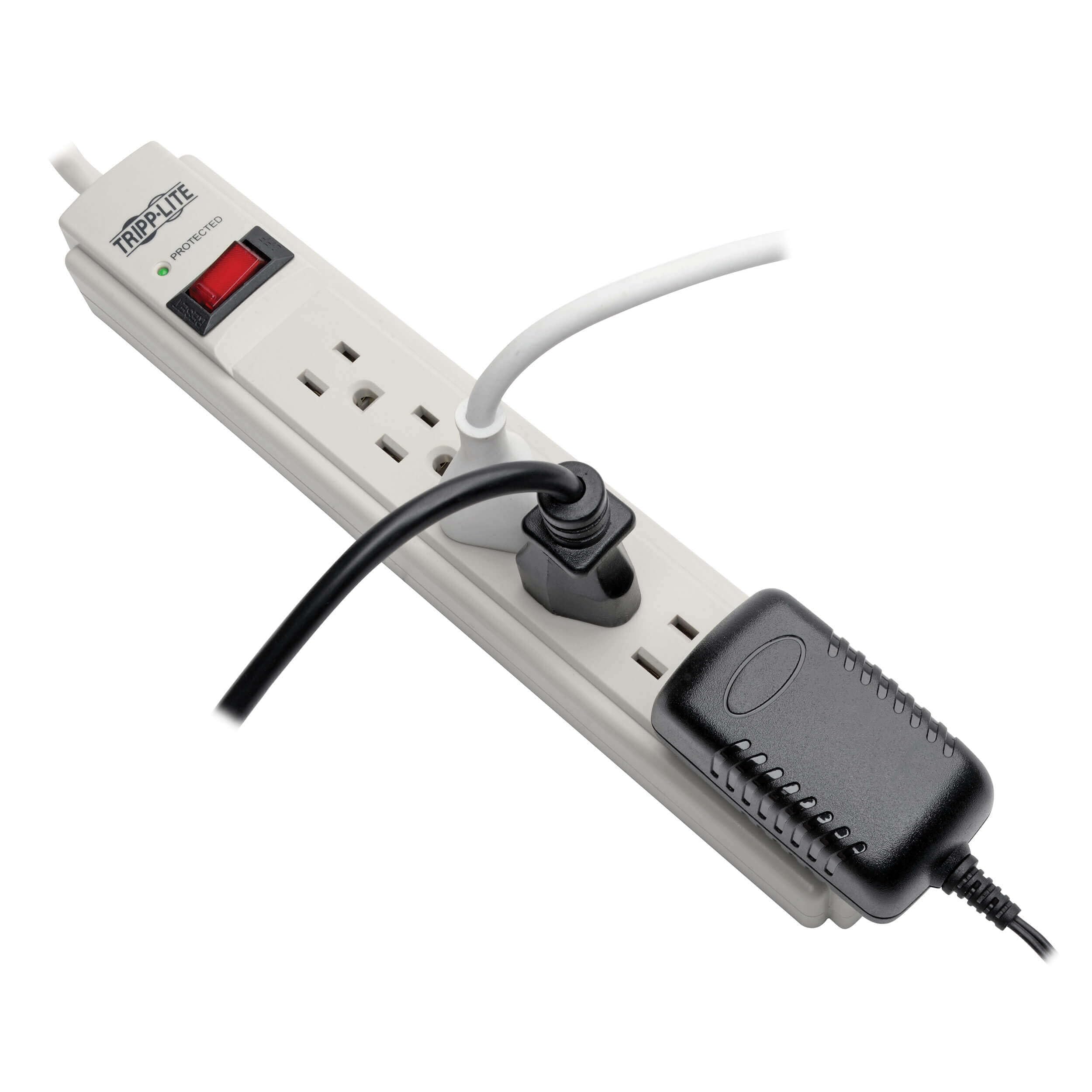 Foto 2 | Protector Contra Sobretensiones, Cable Tripp Lite De 6 Salidas, 120 V Y 8 Pies - Venta Internacional.