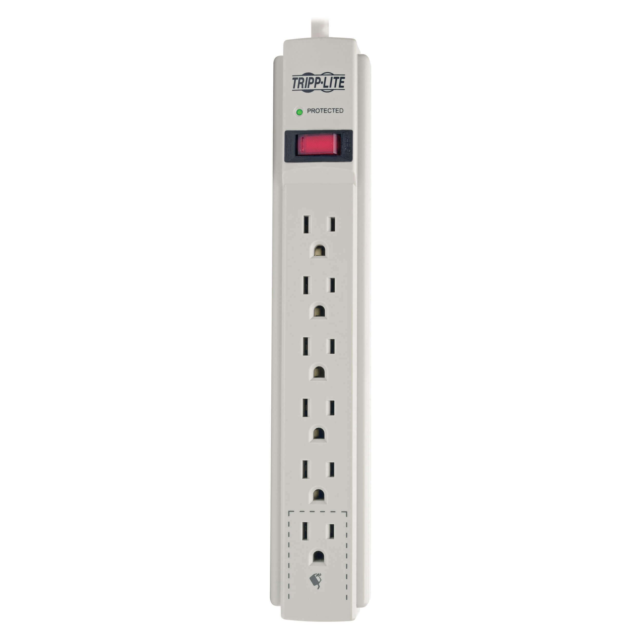 Foto 7 | Protector Contra Sobretensiones, Cable Tripp Lite De 6 Salidas, 120 V Y 8 Pies - Venta Internacional.