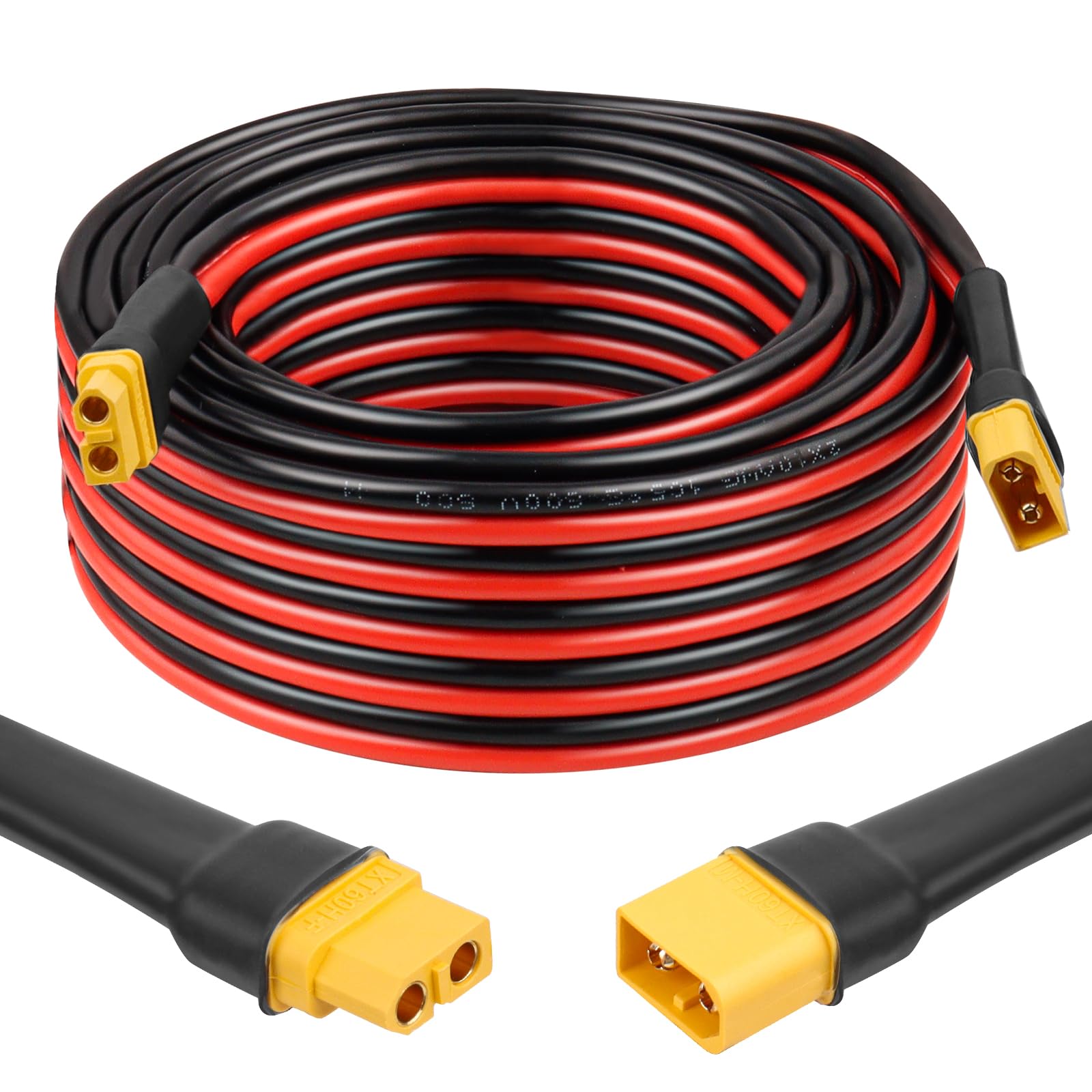 Foto 2 pulgar | Cable De Extensión Xt60 De Cobre Estañado De 9 M Y 10 Awg Para Modelos Rc - Venta Internacional.