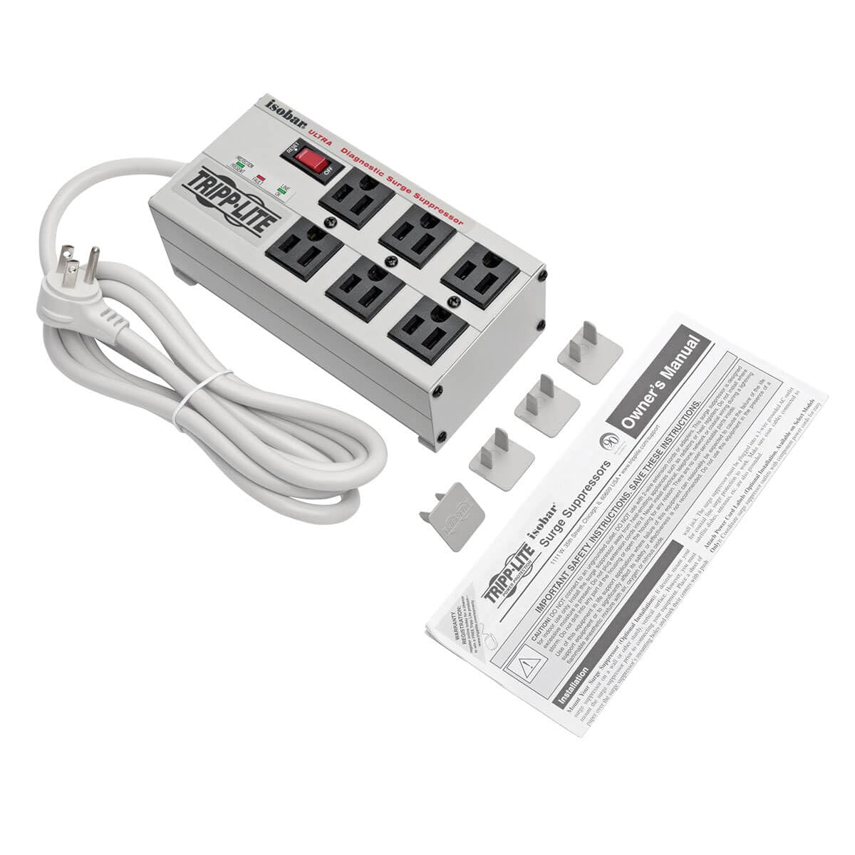 Foto 5 pulgar | Protector Contra Sobretensiones Power Strip Tripp Lite Isobar6 Ultra White - Venta Internacional.